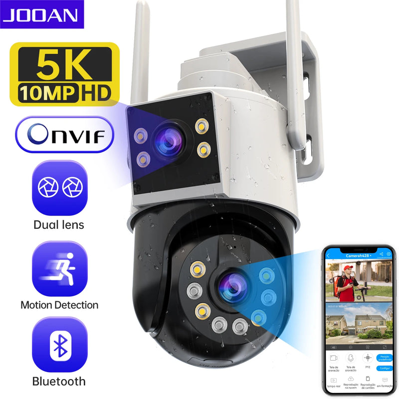 Câmera de Vigilância com Lente Dupla - Compras Diretas
